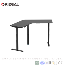 mesa popular de la oficina de tres motores escritorio de oficina eléctrico ajustable de la altura de 120 grados